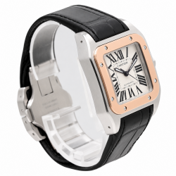 Cartier Santos 100 Medium Size W20107X7 Two-Tone Watch